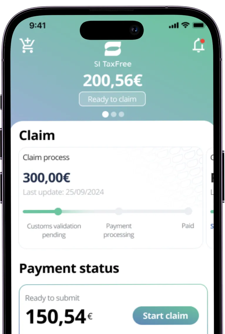 An image of the SI Tax Free app